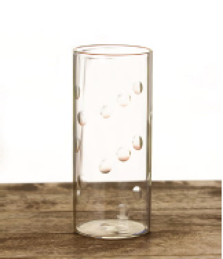 Vision Deco Medallion Flute 270ml / 9oz set of 6